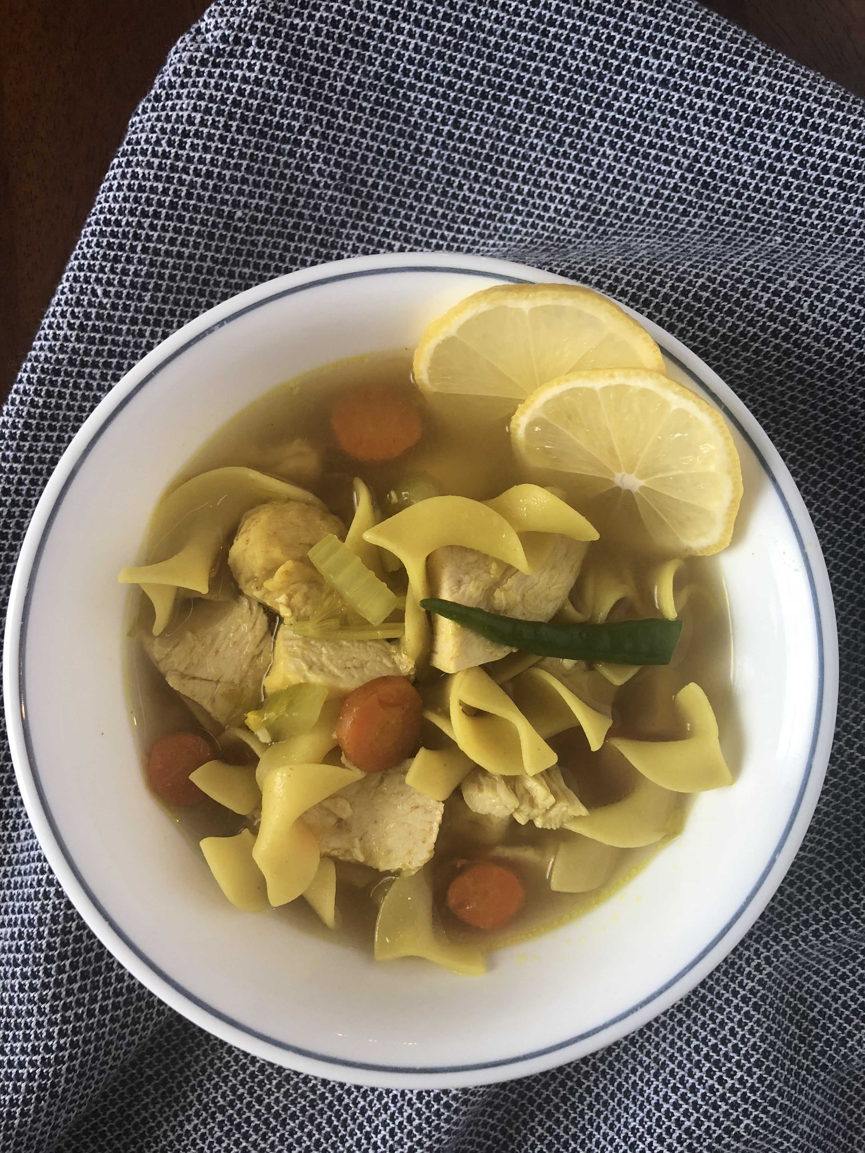Lemon Ginger Tumeric Soup