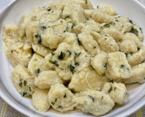 Mascarpone and Lemon Gnocchi